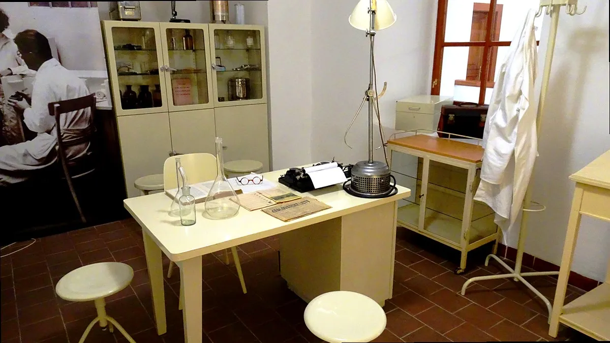 Muzeum - historická laboratoř spojená s výzkumem radia